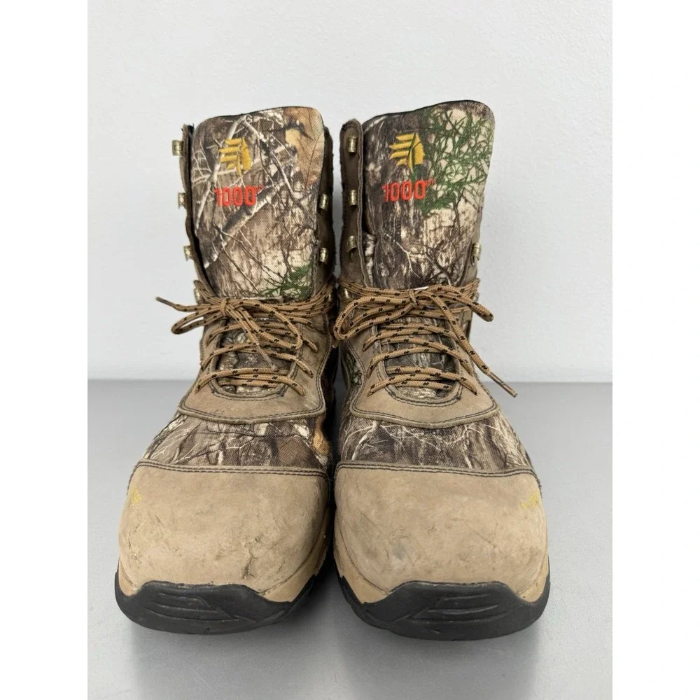 Lacrosse Windrose Boots Mens 12 Realtree Camo Winter Hunting 1000g Waterproof 8